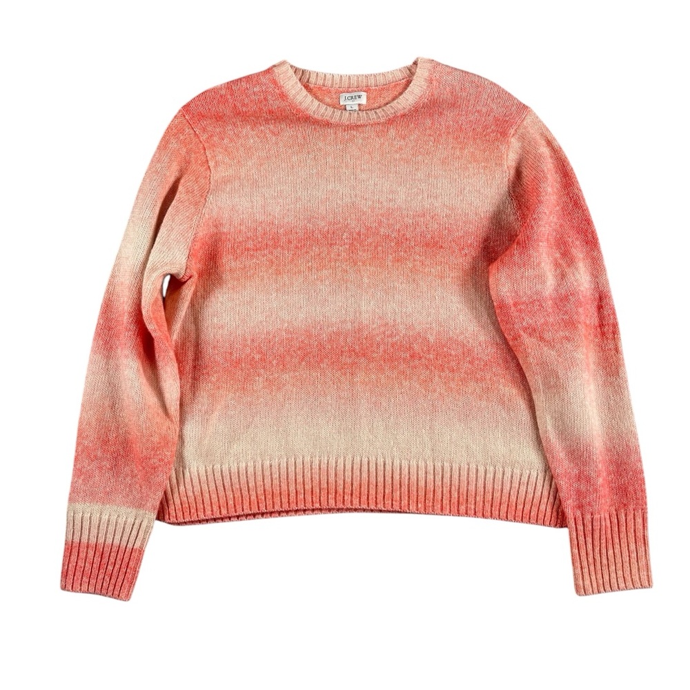 J.Crew Factory Women's Space-Dyed Crewneck Sweater Size Large